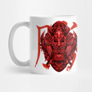 Red Flying Oni Mug